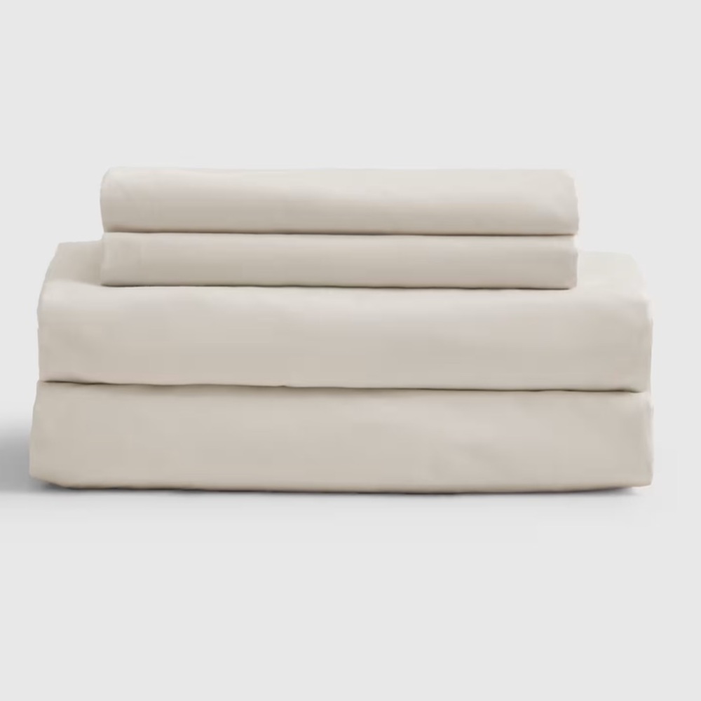 Quince classic organic  percale Sheet Set- queen